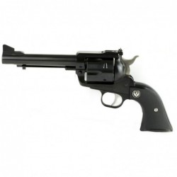 Ruger Blackhawk, Single-Action Revolver, 45 Colt, 5.5" Barrel, Blued Finish, Alloy Steel, Black Checkered Hard Rubber Grips, Ad
