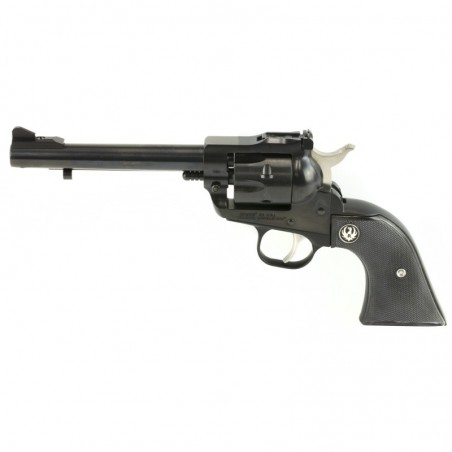 Ruger Single-Six Convertible, Single-Action Revolver, 22LR/22WMR, 5.5" Barrel, Blued Finish, Black Checkered Hard Rubber Grips,