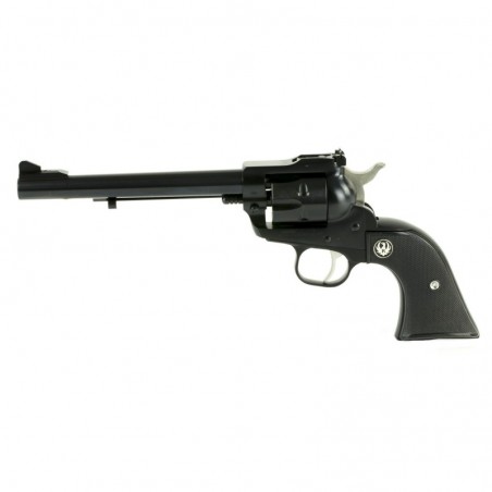 Ruger Single-Six Convertible, Single-Action Revolver, 22LR/22WMR, 6.5" Barrel, Blued Finish, Black Checkered Hard Rubber Grips,