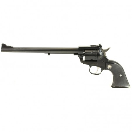 Ruger Single-Six Convertible, Single-Action Revolver, 22LR/22WMR, 9.5" Barrel, Blued Finish, Black Checkered Hard Rubber Grips,