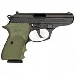 View 2 - Bersa Thunder, Combat, Double Action, Compact, 380ACP, 3.5" Barrel, Alloy Frame, Matte Black Finish, Green Polymer Grips, Fixed