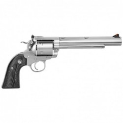 View 2 - Ruger Super Blackhawk Bisley Hunter, Single-Action Revolver, 44 Rem Mag, 7.5" Barrel, Satin Stainless Finish, Stainless Steel,