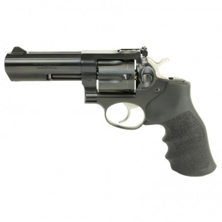 Ruger GP100 Standard, Double-Action Revolver, 357 Mag, 4.2" Barrel, Blued Finish, Alloy Steel, Hogue Monogrip Grips, Adjustable