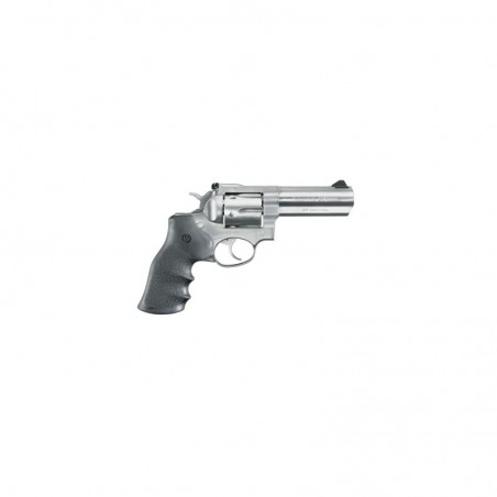 Ruger GP100 Standard, Double-Action Revolver, 357 Mag, 4.2" Barrel, Satin Stainless Finish, Stainless Steel, Hogue Monogrip Gri