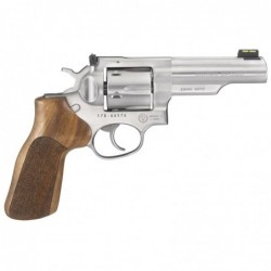 View 2 - Ruger GP100 Match Champion, Double-Action Revolver, 10MM, 4.2" Barrel, Stainless Steel Frame, Satin Stainless Finish, Hogue Sti