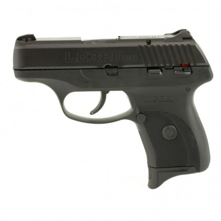 Ruger LC380, Centerfire Pistol, 380 ACP, 3.1" Barrel, Blued Finish, Alloy Steel Frame & Slide, Drift Adjustable 3-Dot Sights, 7