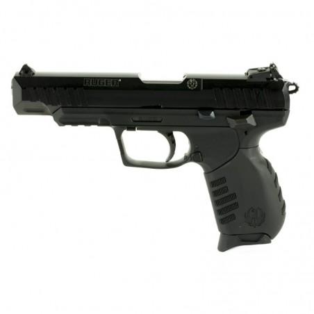 Ruger SR22, Rimfire Pistol, 22 LR, 4.5" Barrel, Black Polymer Frame, Black Anodized Finish, 2 Mags, 10Rd, 3 Dot Adjustable Sigh