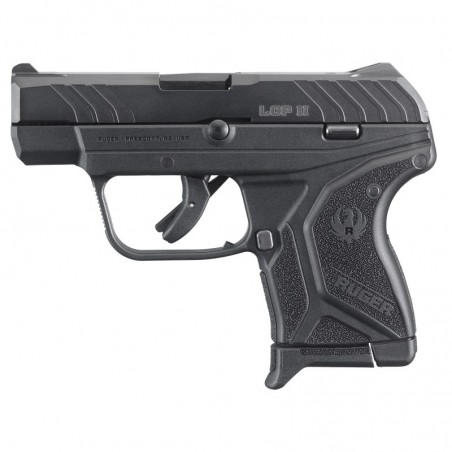 Ruger LCP II, Semi-automatic Pistol, Double Action Only, Compact, 380ACP, 2.75" Barrel, Nylon Frame, Black Finish, Fixed Sights