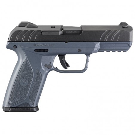 Ruger Security-9, Semi-automatic Pistol, Centerfire, 9MM, 4" Barrel, Glass Filled Nylon Frame, Cobalt Kinetic Slate Blue Cerako