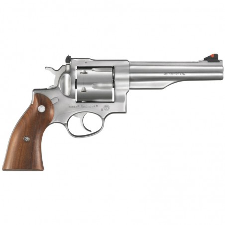 Ruger Redhawk, Double-Action Revolver, 44 Rem Mag, 5.5" Sleeve and Shroud Barrel, Satin Stainless Finish, Stainless Steel, Hard