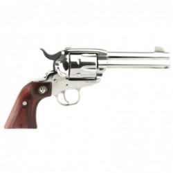 View 2 - Ruger Vaquero Stainless, Single-Action Revolver, 45 Colt, 4.6" Barrel, High-Gloss Stainless Finish, Stainless Steel, Hardwood G