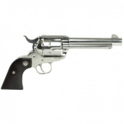 View 2 - Ruger Vaquero Stainless, Single-Action Revolver, 357 Mag, 5.5" Barrel, High-Gloss Stainless Finish, Stainless Steel, Hardwood G