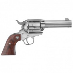 View 2 - Ruger Vaquero Stainless, Single-Action Revolver, 357 Mag, 4.6" Barrel, High-Gloss Stainless Finish, Stainless Steel, Hardwood G