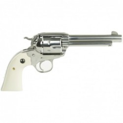 View 2 - Ruger Vaquero Bisley, Single-Action Revolver, 357 Mag, 5.5" Barrel, High-Gloss Stainless Finish, Stainless Steel, Simulated Ivo