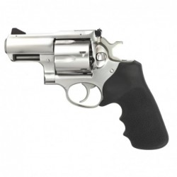 Ruger Super Redhawk Alaskan, Double-Action Revolver, 44 Rem Mag, 2.5" Barrel, Satin Stainless Finish, Stainless Steel, Hogue Ta