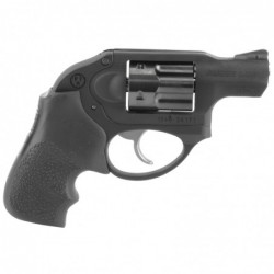 View 2 - Ruger LCR, Double-Action Revolver, 38 Spl +P, 1.875" Stainless Steel Barrel, Matte Black Finish, Hogue Tamer Monogrip Grip, U-N