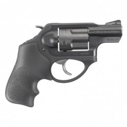 Ruger LCRx, Double-Action Revolver, 38 Spl +P, 1.875" Stainless Steel Barrel, Matte Black Finish, Hogue Tamer Monogrip Grip, U-