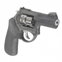 Ruger LCRx, Double Action Revolver, 22LR, 3" Barrel, Aluminum Frame, Matte Black Finish, Hogue Tamer Monogrip, 8Rd, Adjustable