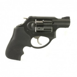 View 2 - Ruger LCRx, Double Action Revolver, 9MM, 1.87" Barrel, Stainless Steel Frame, Black Finish, Hogue Tamer Monogrip, 5Rd, U-Notche