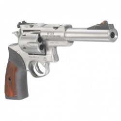 View 2 - Ruger Super Redhawk, Revolver, Double Action, 10MM, 6.5"Barrel, Satin Stainless Finish, Rubber with Hardwood Insert Grips, 6Rd,