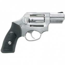 Ruger SP101, Double-Action Revolver, 357 Mag, 2.25" Barrel, Satin Stainless Finish, Stainless Steel, Black Rubber Grips, Fixed