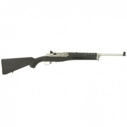 View 2 - Ruger Mini-14 Ranch Rifle, Semi-Automatic Rifle, 5.56NATO/223Rem, 18.5" Barrel, Matte Stainless Finish, Stainless Steel, Black