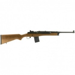 View 2 - Ruger Mini-14 Ranch Rifle, Semi-Automatic Rifle, 5.56NATO/223Rem, 18.5" Barrel, Blued Finish, Alloy Steel, Hardwood Stock, Adju