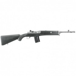 Ruger Mini-14 Tactical Rifle, Semi-Automatic Rifle, 5.56NATO/223Rem, 16.1" Barrel, Matte Finish, Stainless Steel, Black Synthet