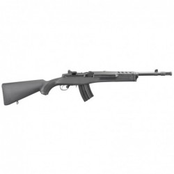 Ruger Mini Thirty, Semi-Automatic Rifle, 7.62x39, 16.1" Barrel, Blued Finish, Alloy Steel, Black Synthetic Stock, Adjustable Re