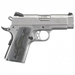 View 2 - Ruger SR1911, Centerfire Pistol, 1911 Officer, 45ACP, 3.6" Barrel, Stainless Slide & Frame, 7Rd, Thumb Safety, Drift Adjustable