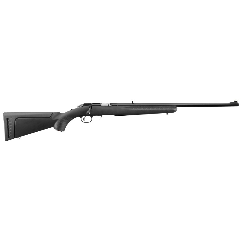 Ruger American Rimfire Standard, Bolt-Action Rifle, 22 LR, 22" Barrel, Satin Blued Finish, Alloy Steel, Black Composite Stock,