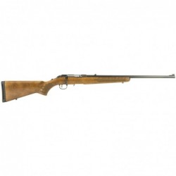 View 2 - Ruger American Rimfire Wood Stock, Bolt-Action Rifle, 22 LR, 22" Barrel, Satin Blued Finish, Alloy Steel, Wood Stock, Adjustabl