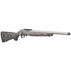 View 2 - Ruger American Rimfire Target, Bolt-Action Rifle, 22 WMR, 18" Threaded Barrel, 1/2x28 Thread Pitch, Satin Stainless Steel Finis
