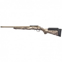 Ruger American Rimfire Standard, Bolt Action Rifle, 17 HMR, 18" Cold Hammer Forged Barrel, Threaded, 1:9 Twist, Camo Synthetic