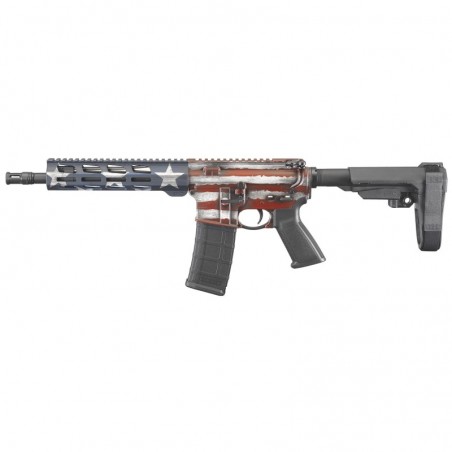 Ruger AR-556 Pistol, Semi-automatic, AR, 223 Remington/556NATO, 10.5" Cold Hammer Forged Barrel, Threaded, Aluminum Receiver, A