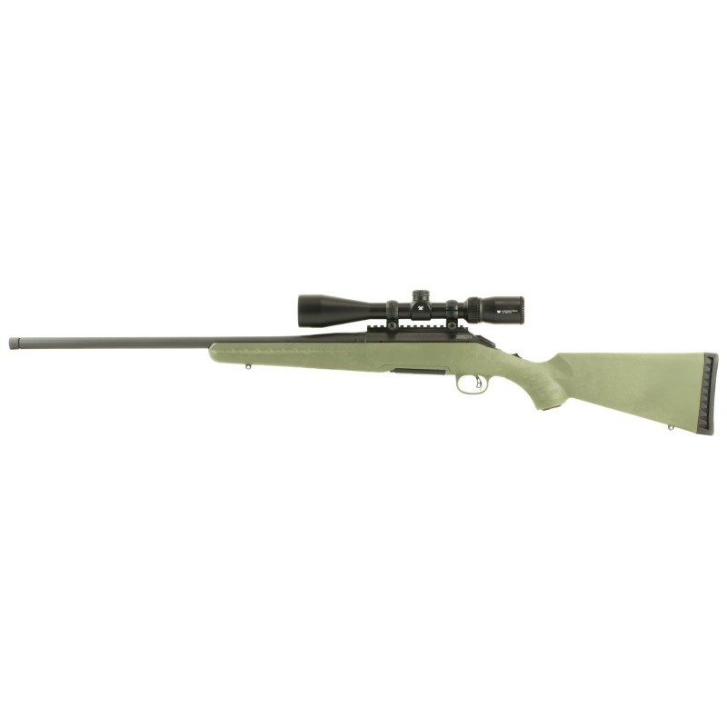 Ruger American Predator, Bolt Action Rifle, 6.5 Creedmoor, 22" Threaded Barrel, 1:8 Right Hand Twist, Matte Black Finish, Moss