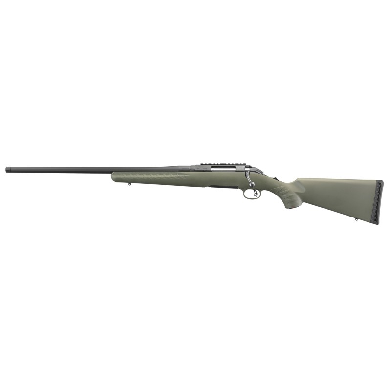 Ruger American Rifle Predator, Bolt-Action Rifle, 6.5 Creedmoor, 22" Threaded Barrel(5/8"-24), Matte Black Finish, Alloy Steel,