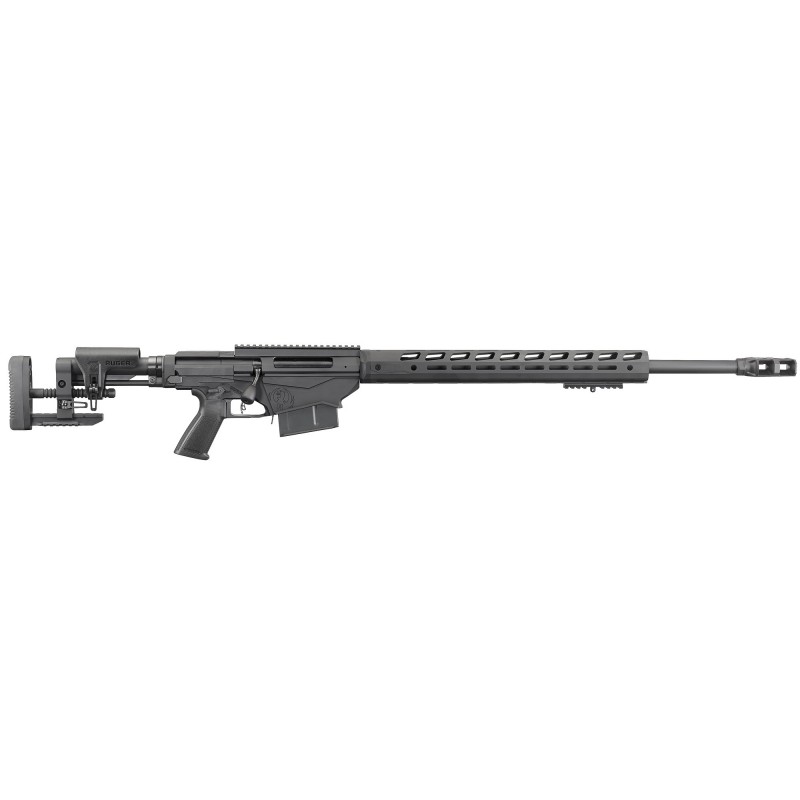 Ruger Precision, Bolt Action Rifle, 338 Lapua, 26" Heavy Contour Threaded Barrel, Anodized Finish, Ruger Precision Stock, 18" M