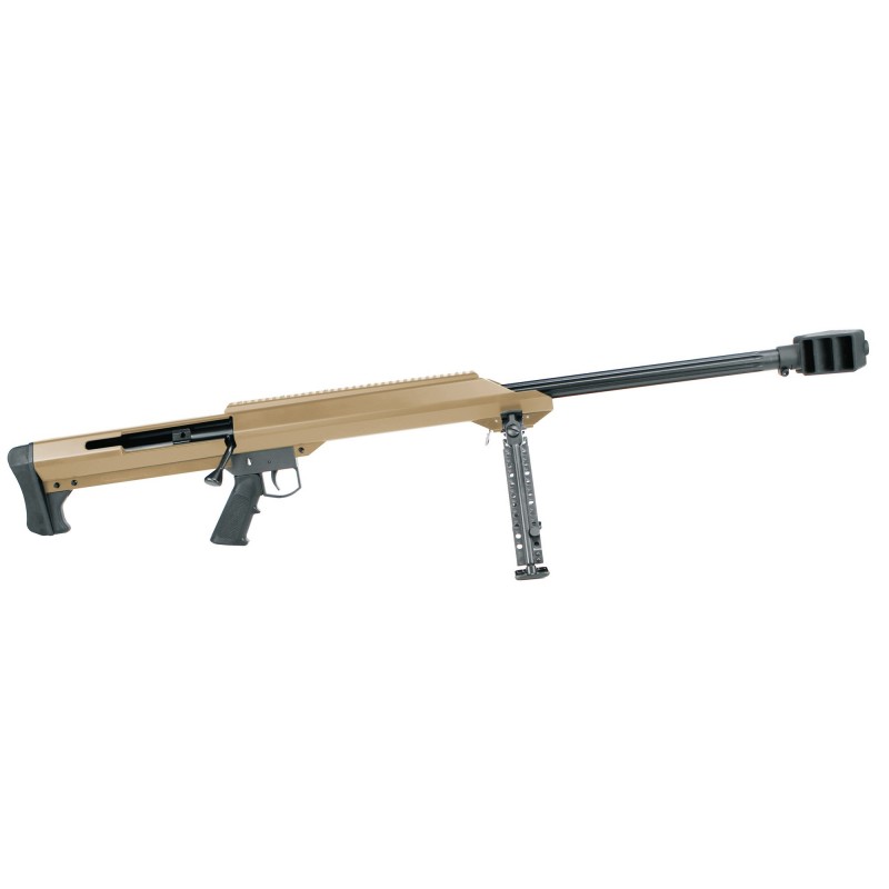 Barrett Barrett, 99A1, Single Shot, 50BMG, 29" Fluted Barrel, Flat Dark Earth Stock, Black Finish, Bi-Pod 14032