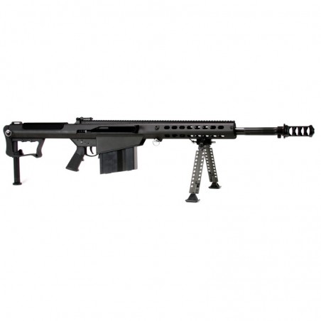 Barrett M107A1, Semi-automatic, 50BMG, 20" Fluted Barrel, Black Finish, Synthetic Stock, 10Rd, Bipod 14084