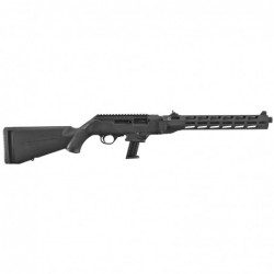 View 2 - Ruger PC Carbine, Semi-automatic Rifle, 9MM, 16.12" Fluted/Threaded Heavy Barrel, Black Finish, Synthetic Stock, M-LOK Handguar