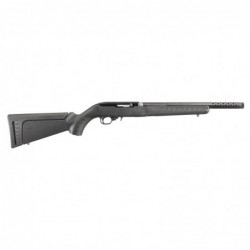 Ruger 10/22, Takedown, Semi-automatic, 22LR, 16.1" Lite Oversized & Threaded Barrel, Black Finish, Black Composite Stock, 10Rd