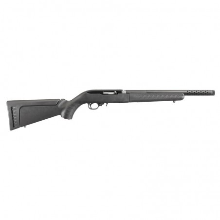 Ruger 10/22, Takedown, Semi-automatic, 22LR, 16.1" Lite Oversized & Threaded Barrel, Black Finish, Black Composite Stock, 10Rd