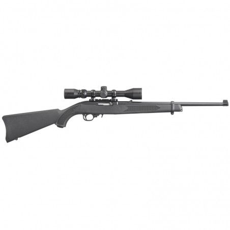 Ruger 10/22 Carbine, Semi-automatic Rifle, 22 LR, 18.5" Barrel, Satin Black Finish, Alloy Steel Receiver, Black Synthetic Stock