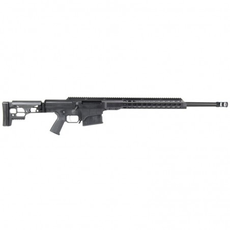 Barrett MRAD, Bolt Action, 338 Lapua, 24.5" Heavy Barrel, Black Finish, Folding Stock, 10Rd, 3/4 x 24 Thread Pitch, Fully Adjus