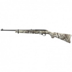 Ruger 10/22 Carbine, Semi-Automatic Rifle, 22 LR, 18.5" Threaded Barrel, Satin Black Finish, Alloy Steel, Go Wild Camo Rock Sta