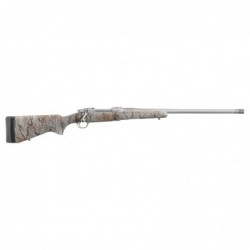 Ruger Hawkeye, FTW Hunter, Bolt Action, 6.5 Creedmoor, 24" Barrel, Hawkeye Matte Stainless Finish, Natural Gear Camo, Ruger Muz