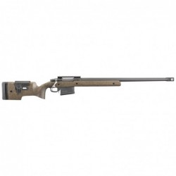 Ruger Hawkeye Long Range Target, Bolt Action, 300 Win Mag, 26" Heavy Target Barrel, Matte Black Finish, Speckled Black/Brown La