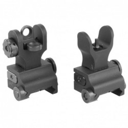 View 2 - Samson Manufacturing Corp. Iron Sights, Fits Picatinny, Black, Front/Rear A2 Folding Sights, 6061 Aluminum, Mil-Spec Hardcoat A