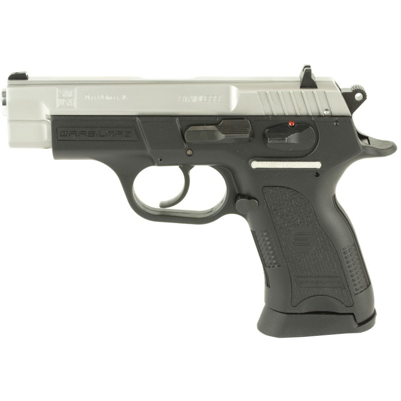 SAR USA B6C, Semi-automatic, DA/SA, Compact, 9MM, 3.8" Barrel, Polymer Frame, Stainless Finish, 13Rd, 2 Magazines B69CST